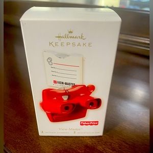 Hallmark View Master Christmas Ornament 2 pieces